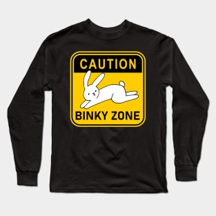 Caution Binky Zone Long Sleeve T-Shirt